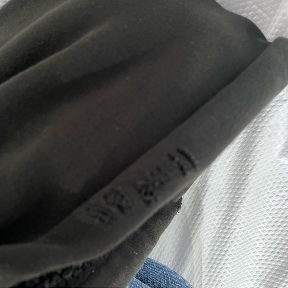 Holister Jacket Size Small Blue Denim Fleece Lined Hooded Button Down - Picture 9 of 12